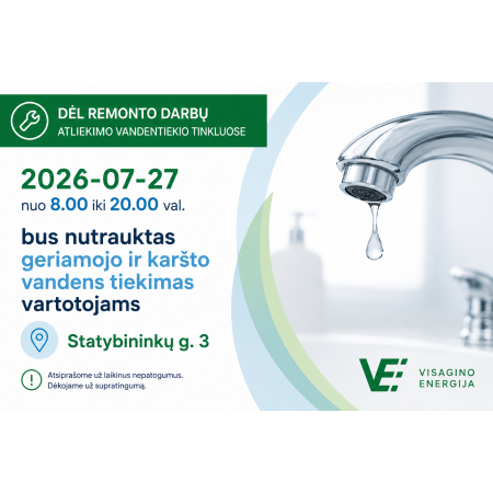 Statybininkų g. 3 gyventojų dėmesiui 