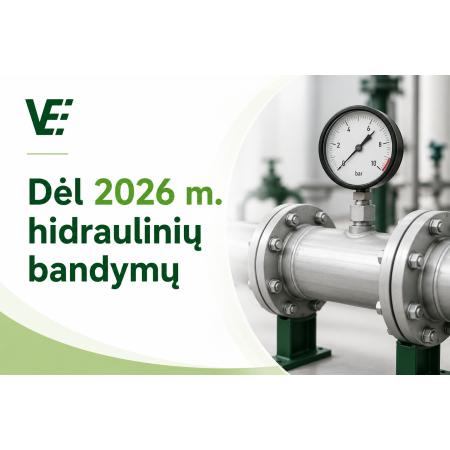 Dėl hidraulinių bandymų