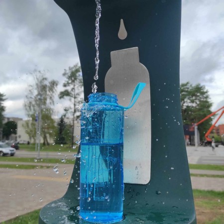 Visagine pradėjo veikti geriamojo vandens fontanėliai